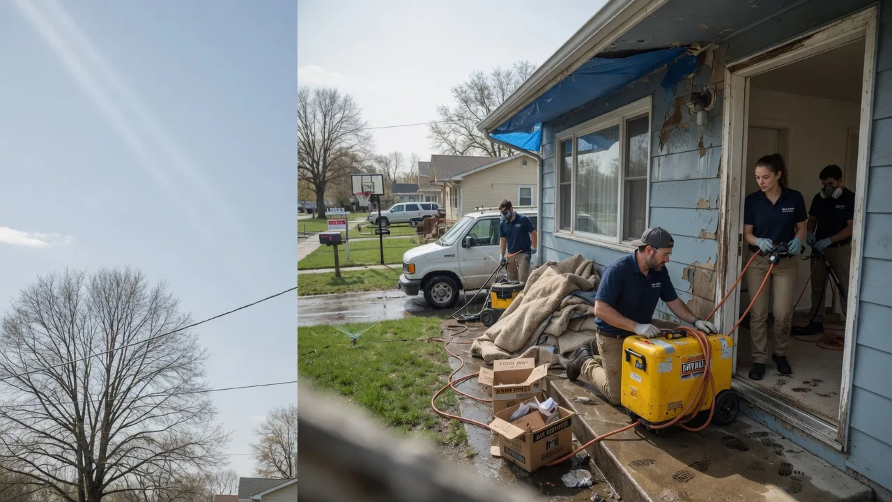 Basement Flood Cleanup in Collins Center, NY near me